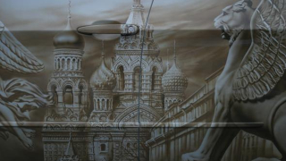 Illustration for article titled Ridiculous Airbrushed BMW X5 Is A Truly Russian Creation